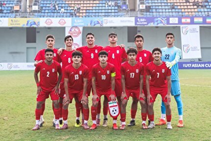 تساوی تیم فوتبال نوجوانان ایران مقابل لبنان در بازی دوم