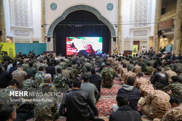 مراسم بزرگداشت هفته بسیج