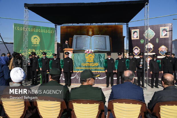 مراسم تشییع و خاکسپاری شهید گمنام در زائرسرای رضوی