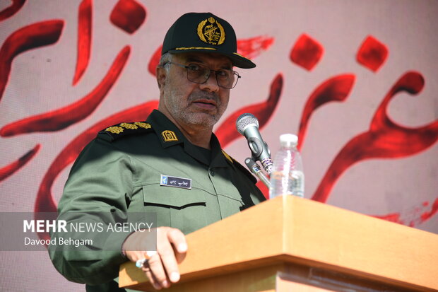 مراسم تشییع و خاکسپاری شهید گمنام در زائرسرای رضوی