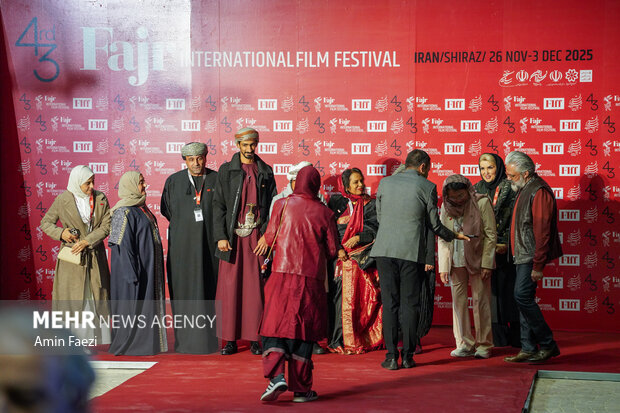 افتتاحیه چهل و سومین جشنواره جهانی فیلم فجر در شیراز