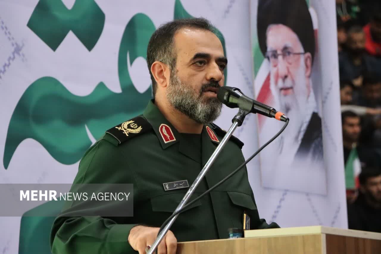 فرمانده سپاه قدس گیلان: بسیج مکتب شهید پرور و مسئولیت‌ آفرین است