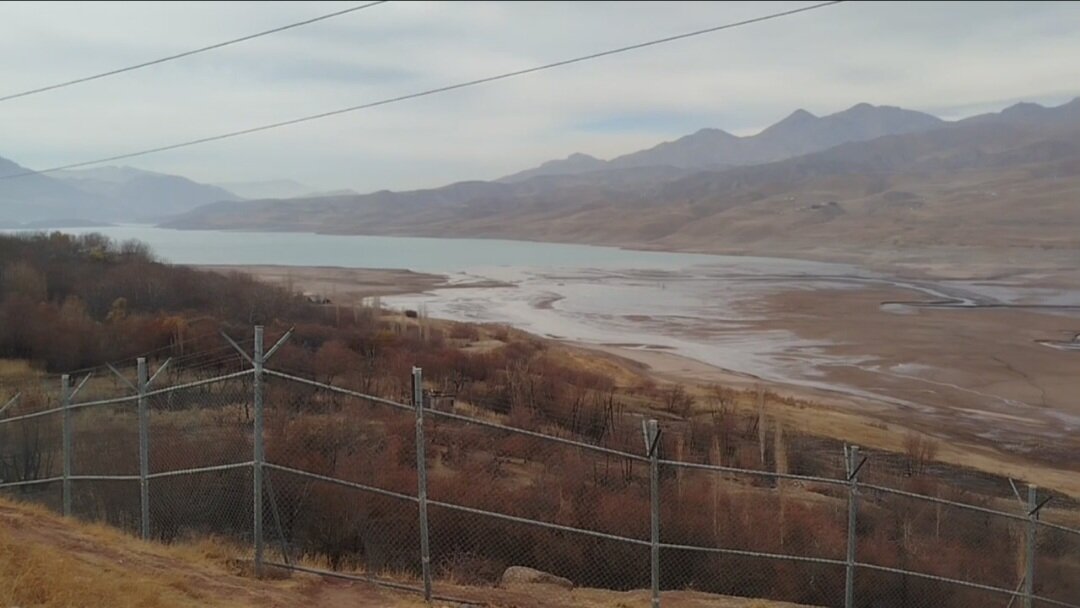 مقایسه وضعیت سد طالقان طی یک سال گذشته