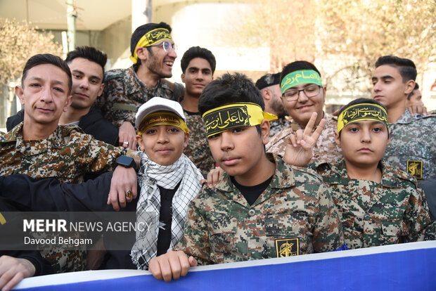 رزمایش اقتدار بسیجیان مشهد