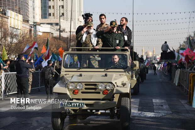 رزمایش اقتدار بسیجیان مشهد