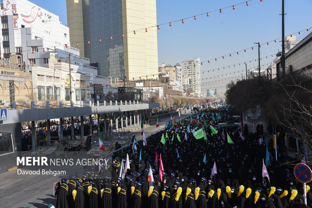 رزمایش اقتدار بسیجیان مشهد