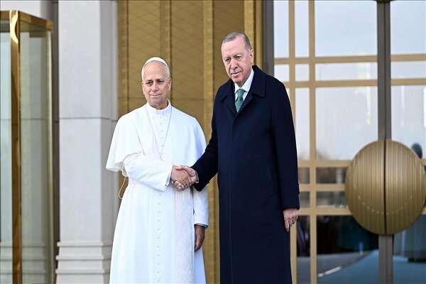 Erdoğan, Vatikan Devlet Başkanı Papa 14. Leo'yu resmi törenle karşıladı