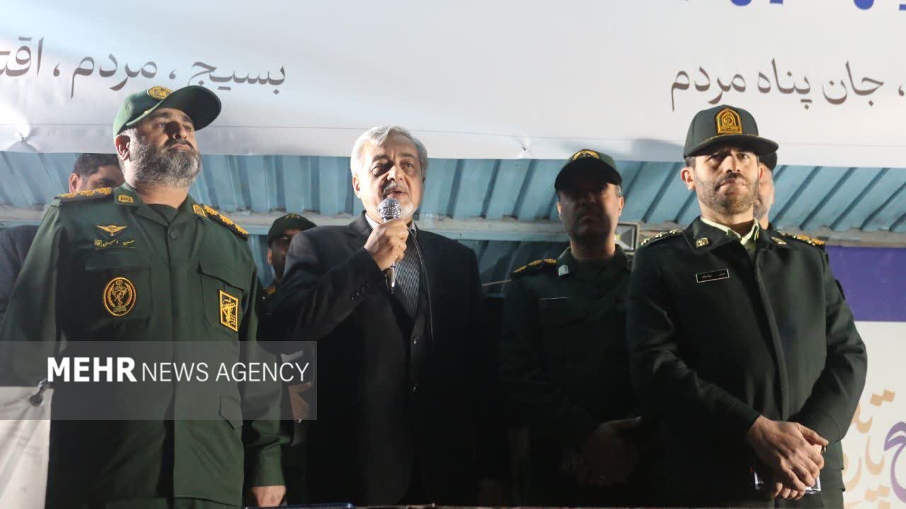 میر غضنفری: بسیج در صف مقدم خدمت‌ رسانی به مردم است