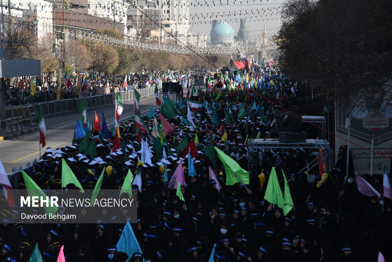 فرمانده سپاه امام رضا از نمایش اقتدار بسیجیان خراسان رضوی قدردانی کرد