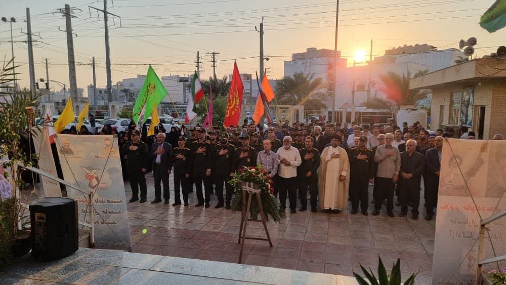 آئین تجدید میثاق با شهدا در گناوه برگزار شد