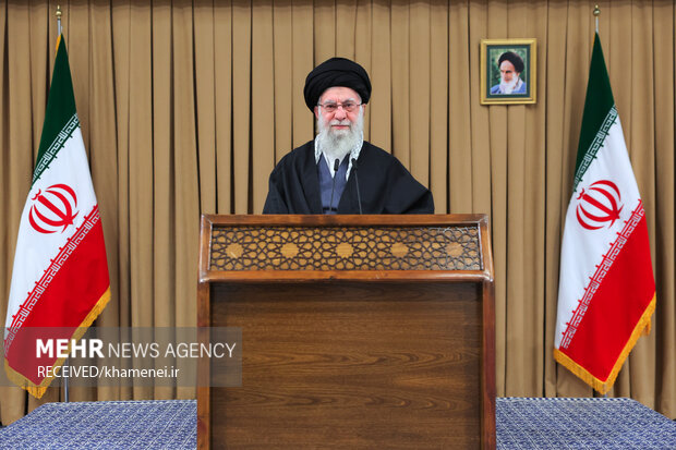 سخنرانی تلویزیونی رهبر معظم انقلاب اسلامی خطاب به ملت ایران