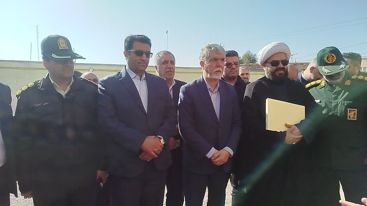 ورود وزیر فرهنگ و ارشاد اسلامی به شهرستان بردسکن