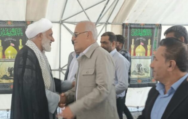 دیدار استاندار هرمزگان با مردم بشاگرد در مصلی سردشت