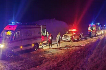 نجات فرد مفقود شده در ارتفاعات روستای «کرمتسج» لارستان