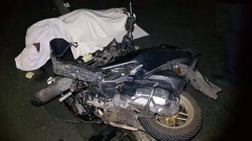 دستوار: سرعت جان سرنشین ۲۲ ساله موتورسیکلت در یزد را گرفت