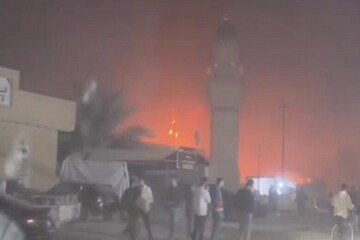 آتش سوزی در تانکر سوخت در سامراء