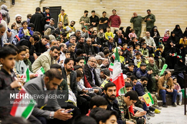 گردهمایی بسیجیان قم به مناسبت هفته بسیج