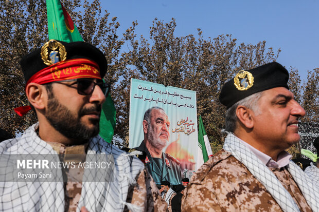 اجتماع بزرگ بسیجیان "فاتحا بیت المقدس ۳"