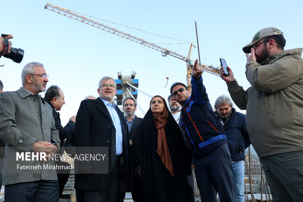 بازدید وزیر راه و شهرسازی از کنارگذر آزادراه شمالی کرج