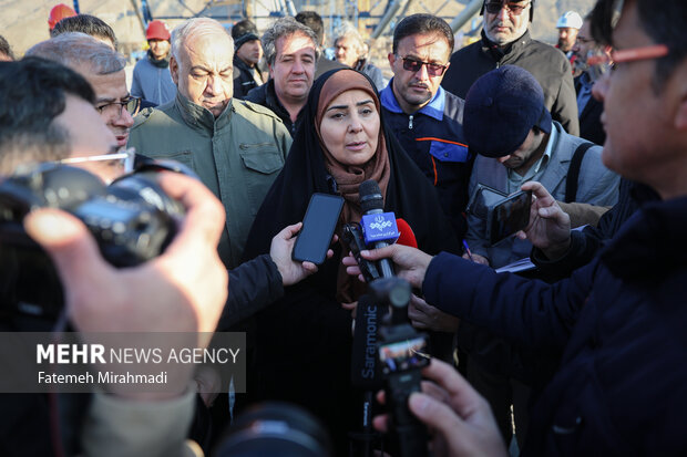 بازدید وزیر راه و شهرسازی از کنارگذر آزادراه شمالی کرج