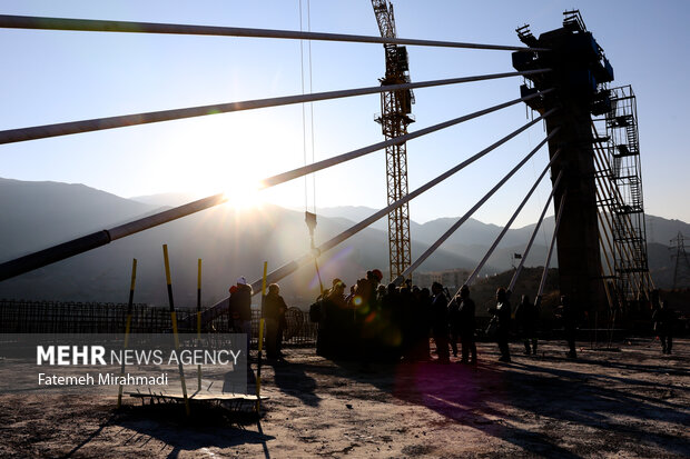 بازدید وزیر راه و شهرسازی از کنارگذر آزادراه شمالی کرج