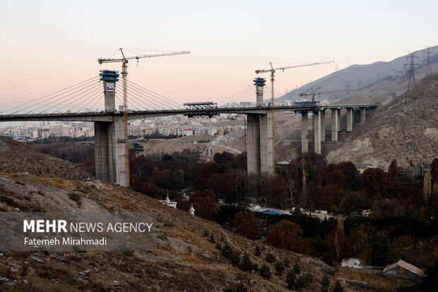 بازدید وزیر راه و شهرسازی از کنارگذر آزادراه شمالی کرج