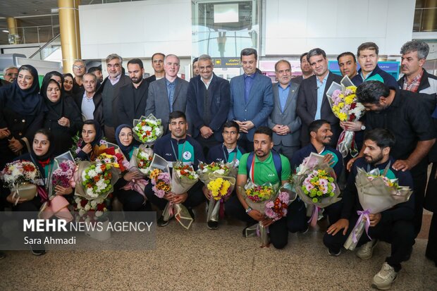 مراسم استقبال از قهرمانان المپیک 2025 ژاپن در مشهد