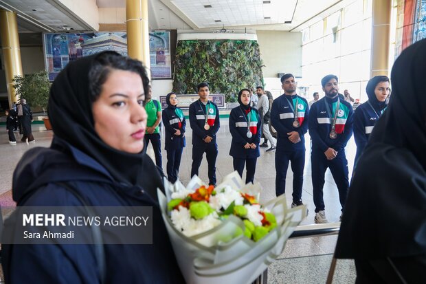 مراسم استقبال از قهرمانان المپیک 2025 ژاپن در مشهد