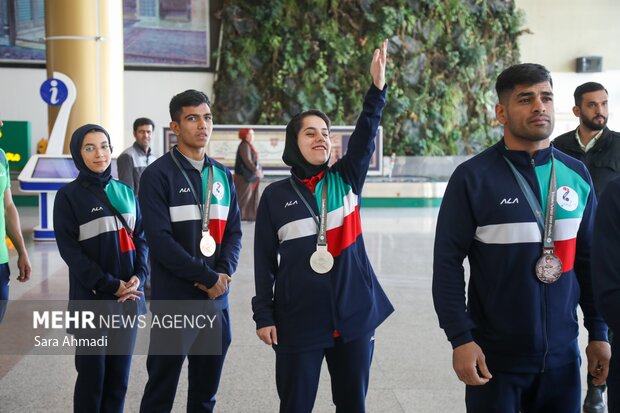 مراسم استقبال از قهرمانان المپیک 2025 ژاپن در مشهد