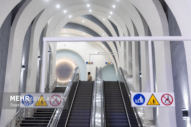 افتتاح ایستگاه مترو مریم مقدس (س)