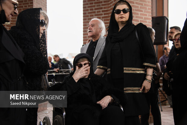 تشییع پیکر استاد «ناصر مسعودی» در رشت