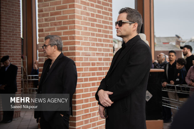 تشییع پیکر استاد «ناصر مسعودی» در رشت