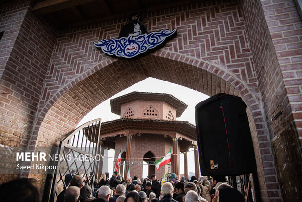 تشییع پیکر استاد «ناصر مسعودی» در رشت