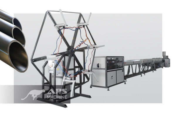 خط تولید لوله PVC تک لایه و سه لایه سوپر سایلنت