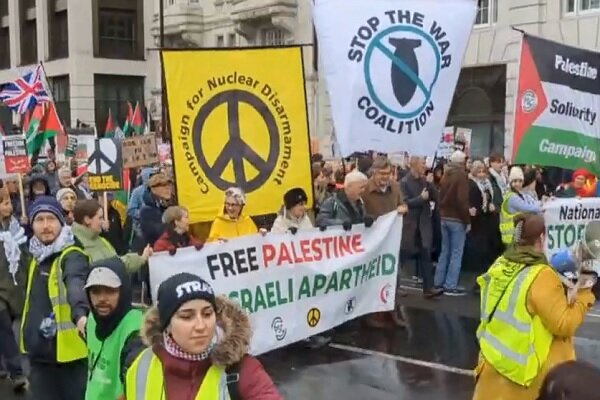 فلسطين،تظاهرات،همبستگي،لندن