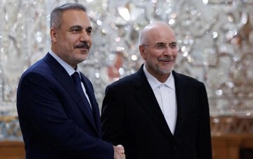 Fidan, İran Meclis Başkanı Galibaf ile görüştü