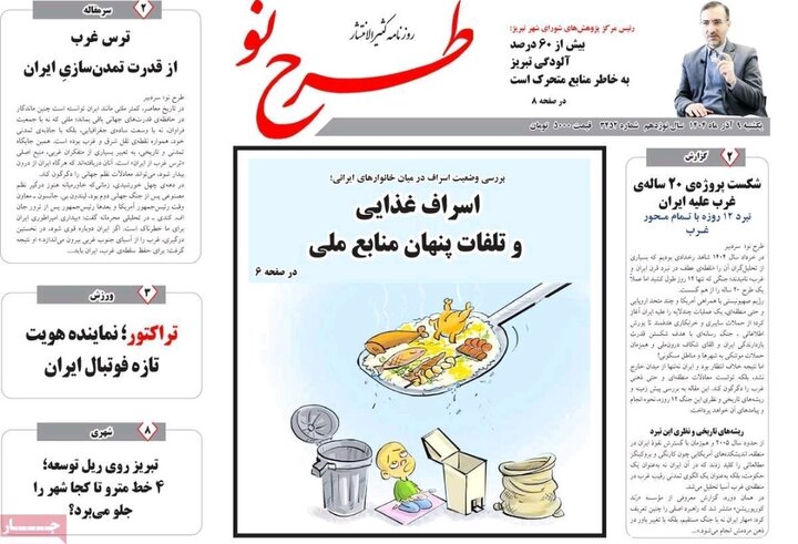 روزنامه های آذربایجان‌شرقی