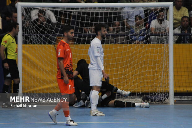 لیگ برتر فوتسال ایران گهرزمین سیرجان و مس سونگون