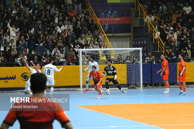 لیگ برتر فوتسال ایران گهرزمین سیرجان و مس سونگون