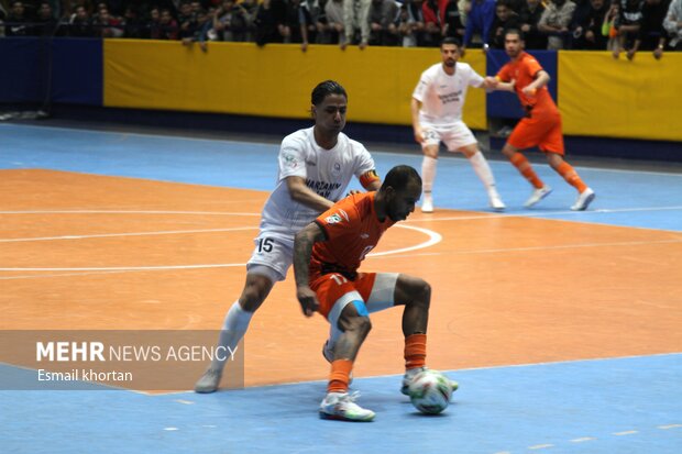 لیگ برتر فوتسال ایران گهرزمین سیرجان و مس سونگون