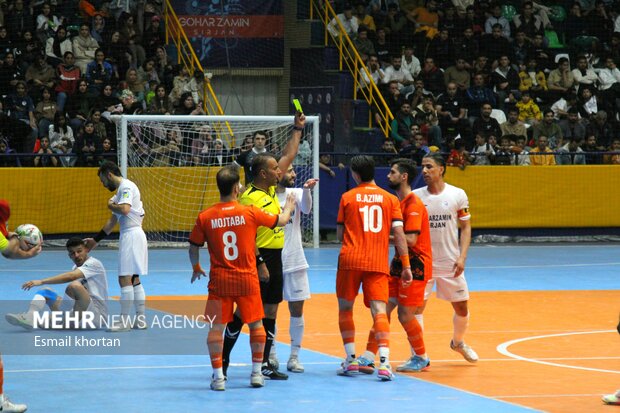 لیگ برتر فوتسال ایران گهرزمین سیرجان و مس سونگون