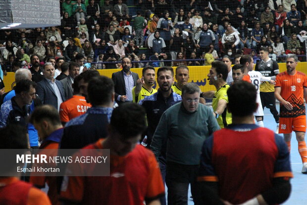 لیگ برتر فوتسال ایران گهرزمین سیرجان و مس سونگون