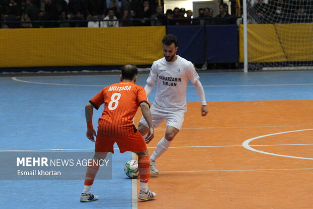 لیگ برتر فوتسال ایران گهرزمین سیرجان و مس سونگون