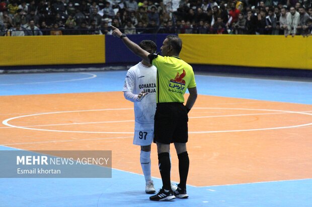 لیگ برتر فوتسال ایران گهرزمین سیرجان و مس سونگون