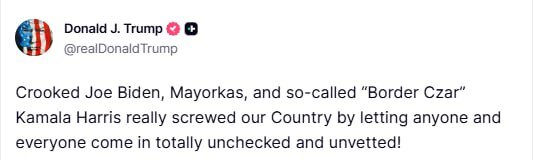 ترامپ: بایدن و هریس آمریکا را به گند کشیدند