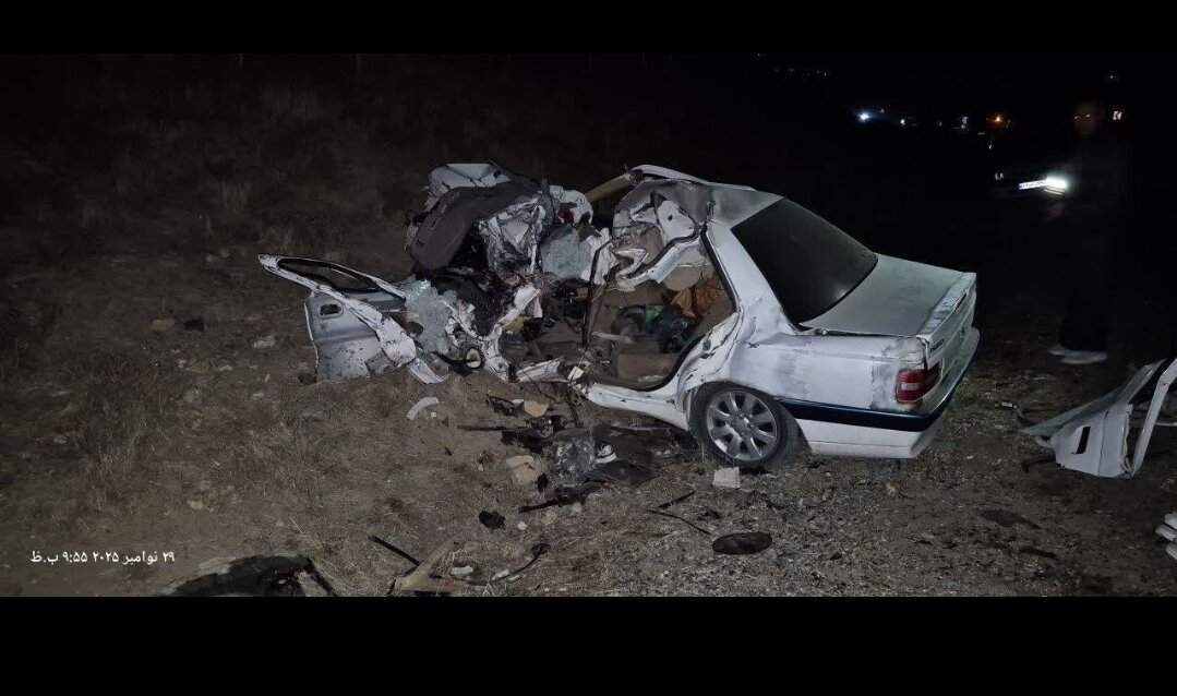 تصادف کامیون با پژو ۵ نفر را به کام مرگ کشاند