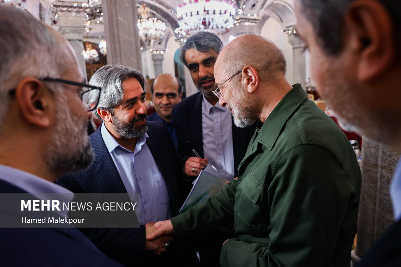 نشست صمیمانه رئیس مجلس با مدیران رسانه‌های کشور