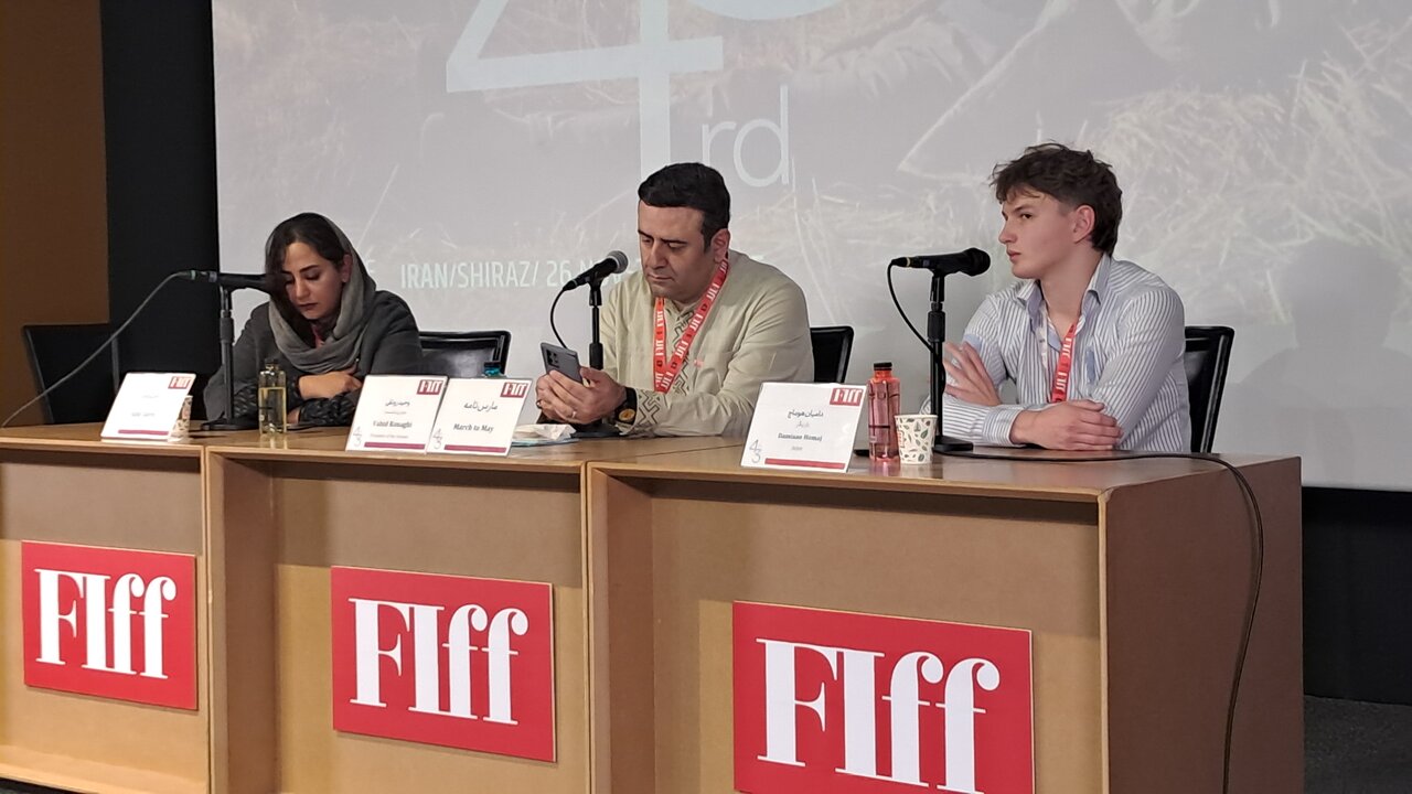 نشست تحلیل و بررسی فیلم «از مارچ تا مه» در دوازدهمین دوره جشنواره جهانی فیلم فجر برگزار شد. در این رویداد، آثار این فیلم مورد بحث و واکاوی قرار گرفتند. خبرگزاری مهر جزییات این نشست را منتشر کرد. نشست تحلیل و بررسی فیلم «از مارچ تا مه» در دوازدهمین دوره جشنواره جهانی فیلم فجر برگزار شد. در این رویداد، آثار این فیلم مورد بحث و واکاوی قرار گرفتند. خبرگزاری مهر جزییات این نشست را منتشر کرد.