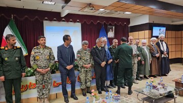 تودیع و معارفه فرمانده تیپ مردم‌پایه سپاه انصارالرضا در خراسان جنوبی