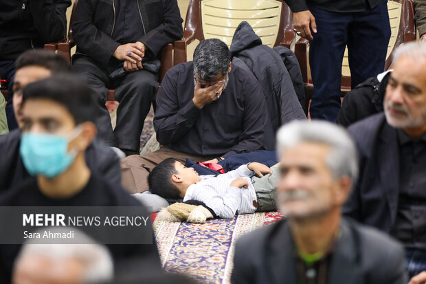 مراسم تشییع پیکر جانباز سرافراز «قاسم علیزاده» در مشهد